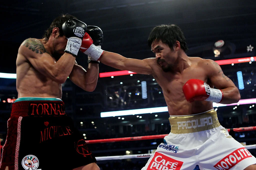 Manny Pacquiao faced Antonio Margarito in his second fight at AT&T Stadium. Photo: Nick Laham/Getty Images