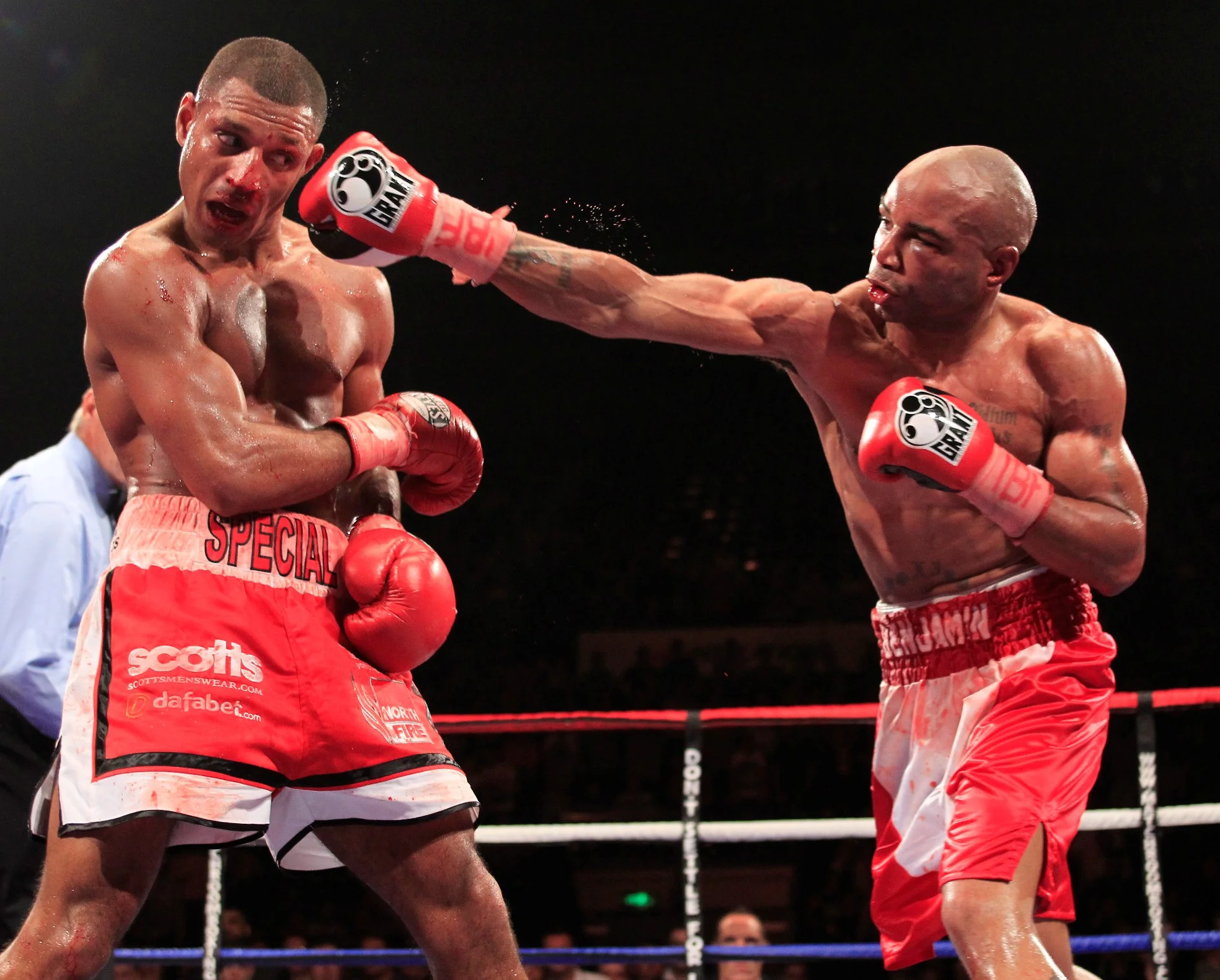 Kell Brook faced a tough test in Carson Jones. Photo: Lawrence Lustig