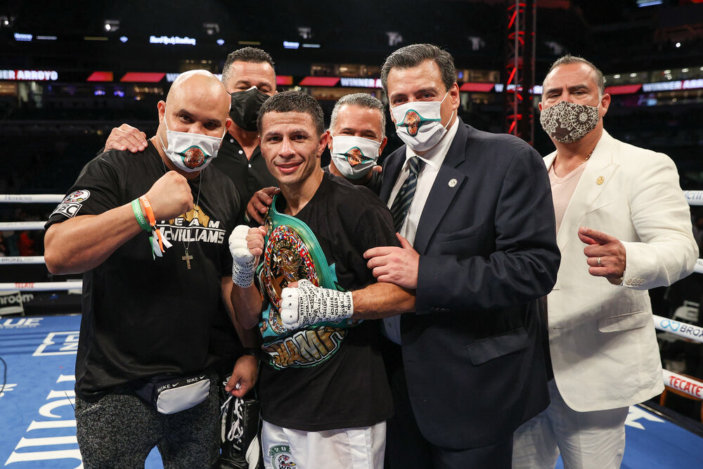 McWilliams Arroyo Captures Interim WBC Flyweight Title Stopping Abraham Rodriguez in Five- Boxing News, MMA News, Results, Interviews, and Expert Opinion | Frontproof Media