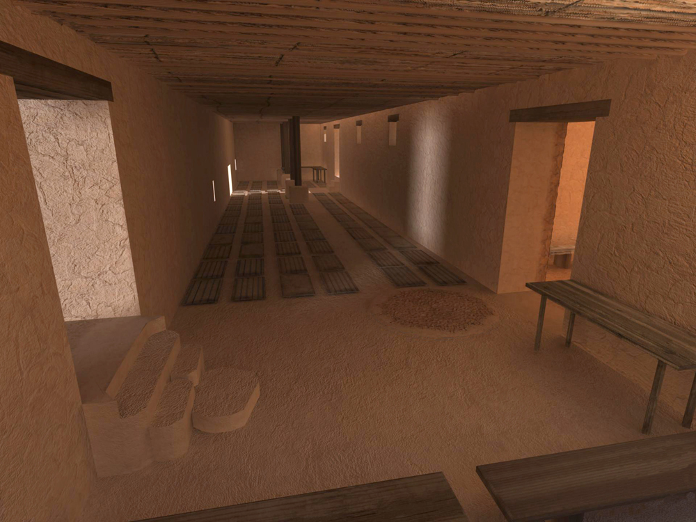   Virtual Qumran Render #3  (Textures only) Autodesk Maya 