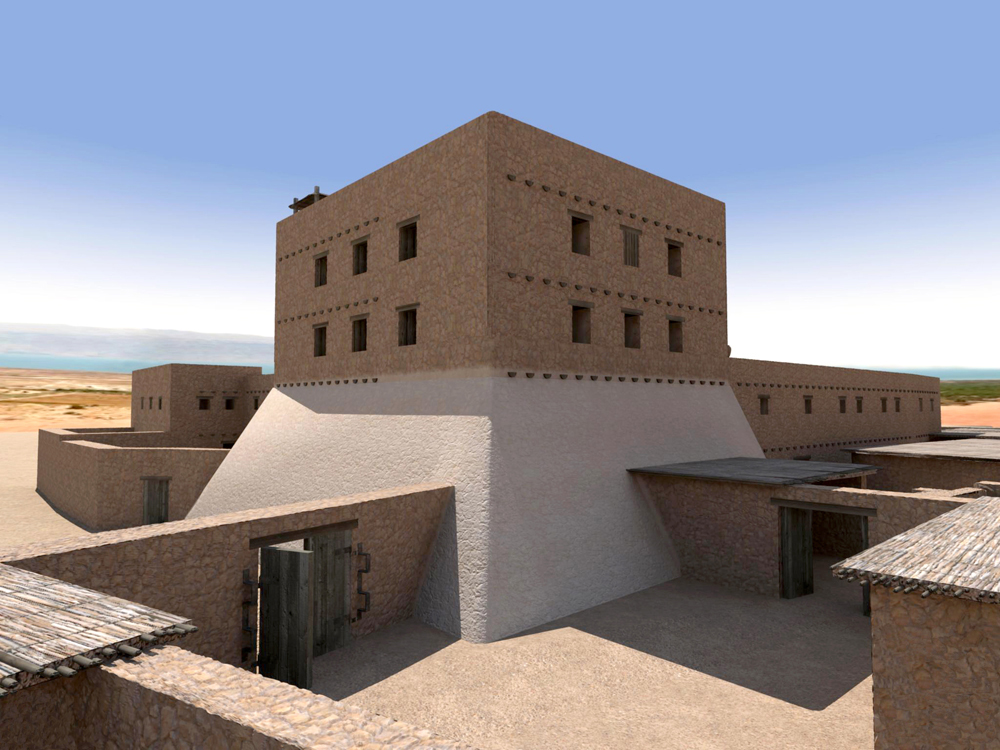   Virtual Qumran Render #1  (Textures only) Autodesk Maya 