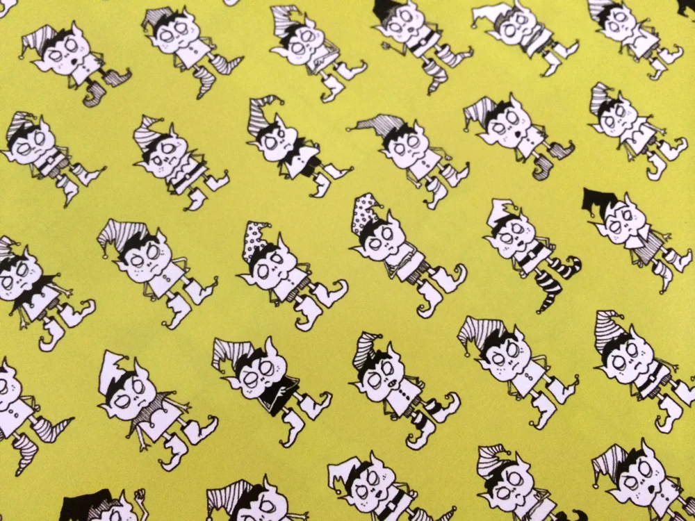  Elf wrapping paper (24x36”) 