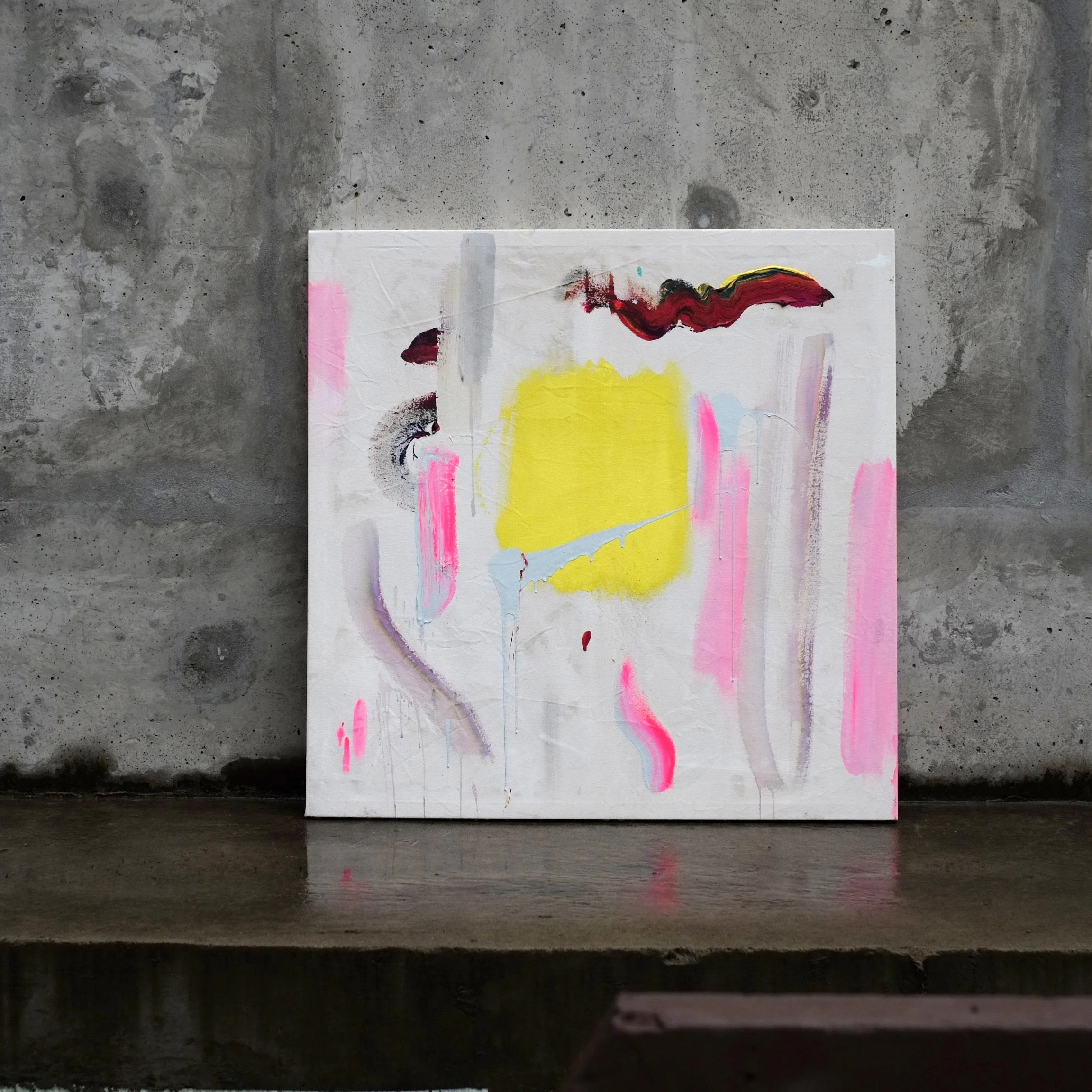 Goop Portal 2016 mixed media on canvas 35.5 x 35.5 inches (90.17 x 90.17 cm) Contact for pricing