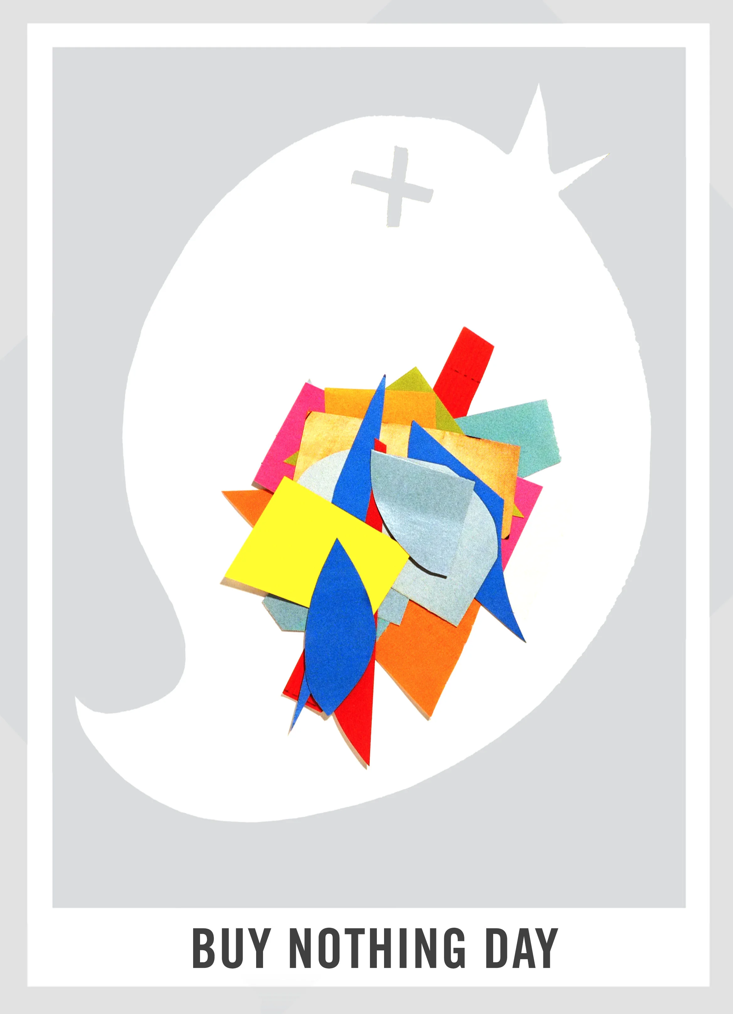 Buy Nothing Day. An unused concept for Pentagram. If there ever is a marxist revolution, perhaps this will show my proletariat solidarity. But yes, we are not managing waste well. Our excesses are harming the oceans and animals. 