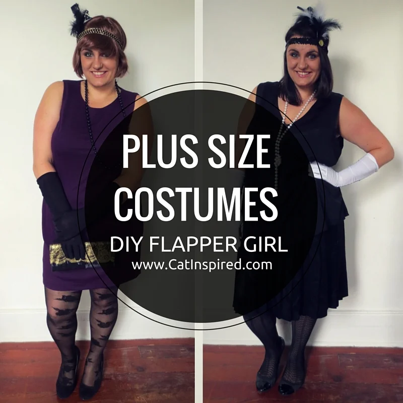 PLUS SIZE COSTUMES: DIY Flapper Girl Costumes