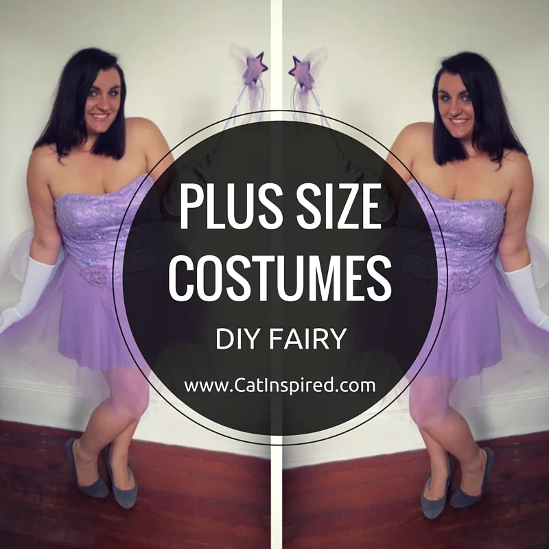PLUS SIZE COSTUMES: Turning Gowns into DIY Fairy Costumes 