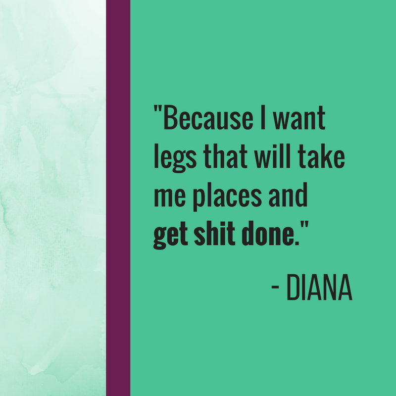 Because I want legs that will take me places and get shit done. Skinny thighs won't last 100k.