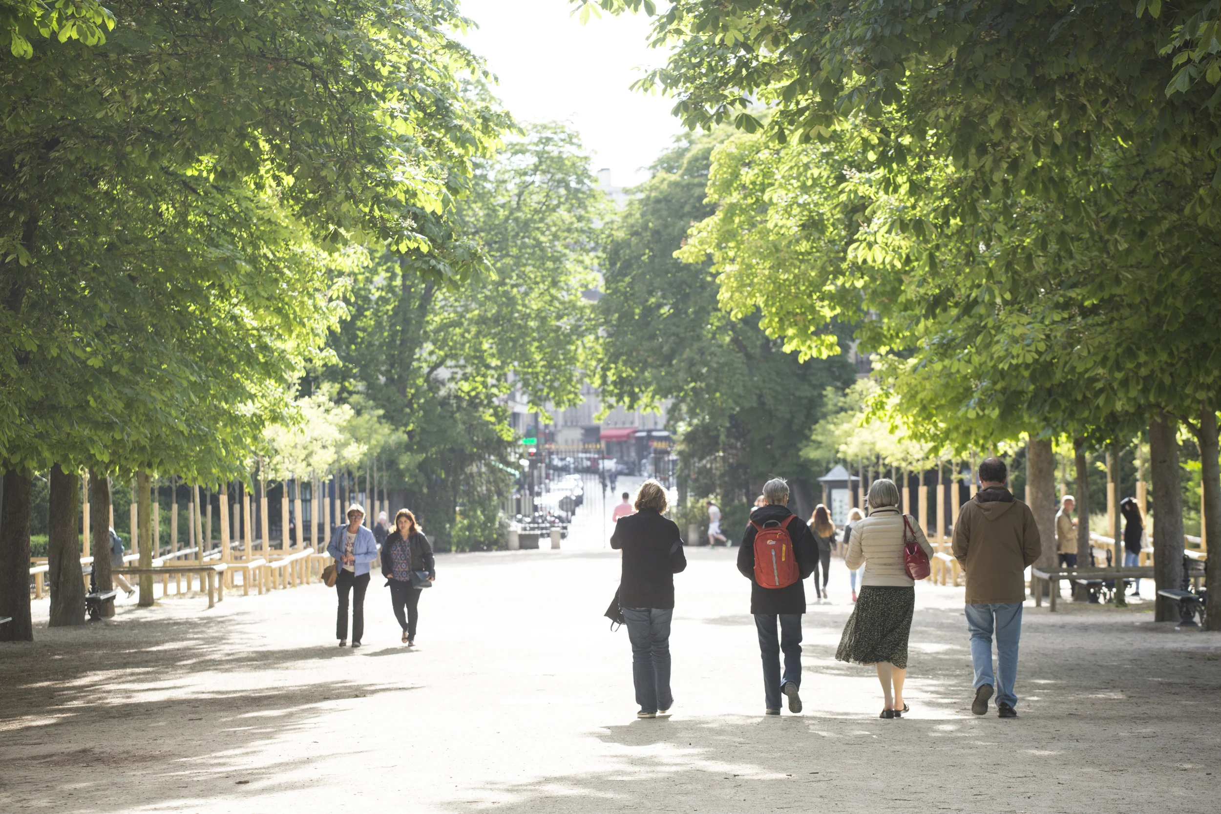 leaving Luxembourg gardens