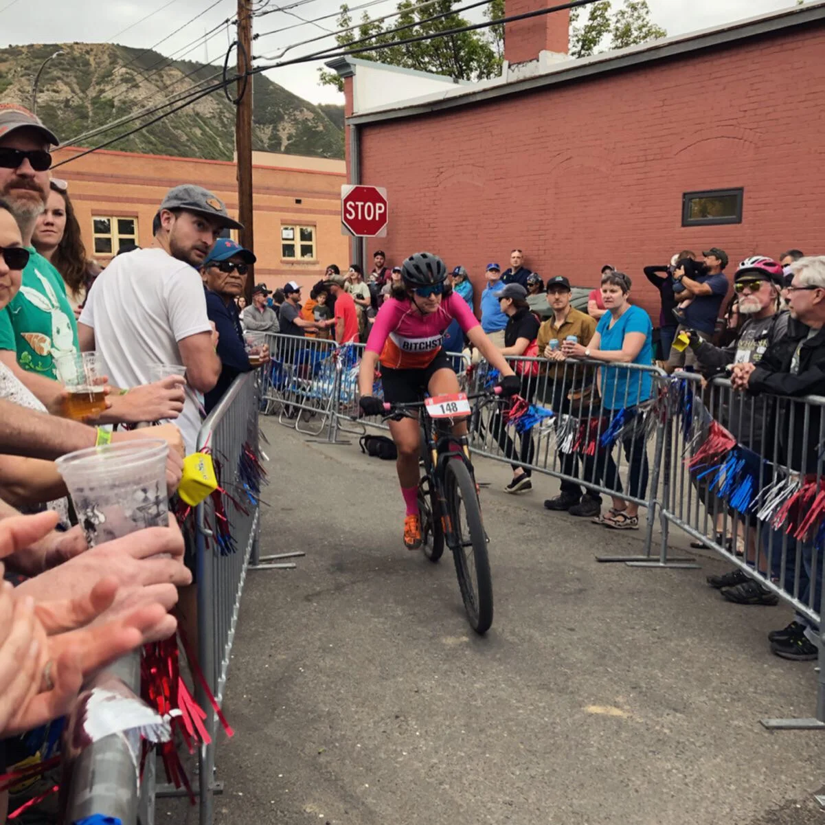 The Iron Horse Mountain Bike race goes through downtown and into a bar, taking beer hand-ups is just about mandatory.
