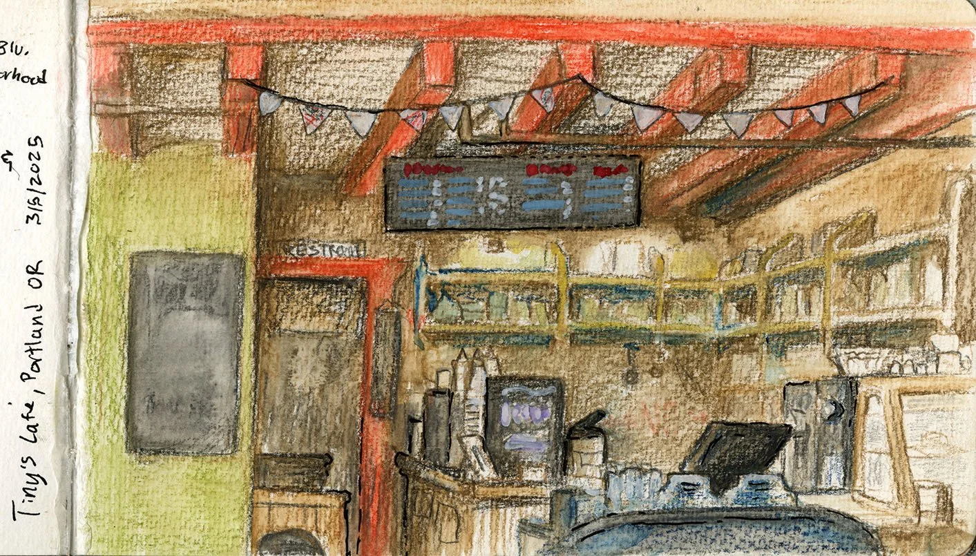 End of Tiny's Cafe
