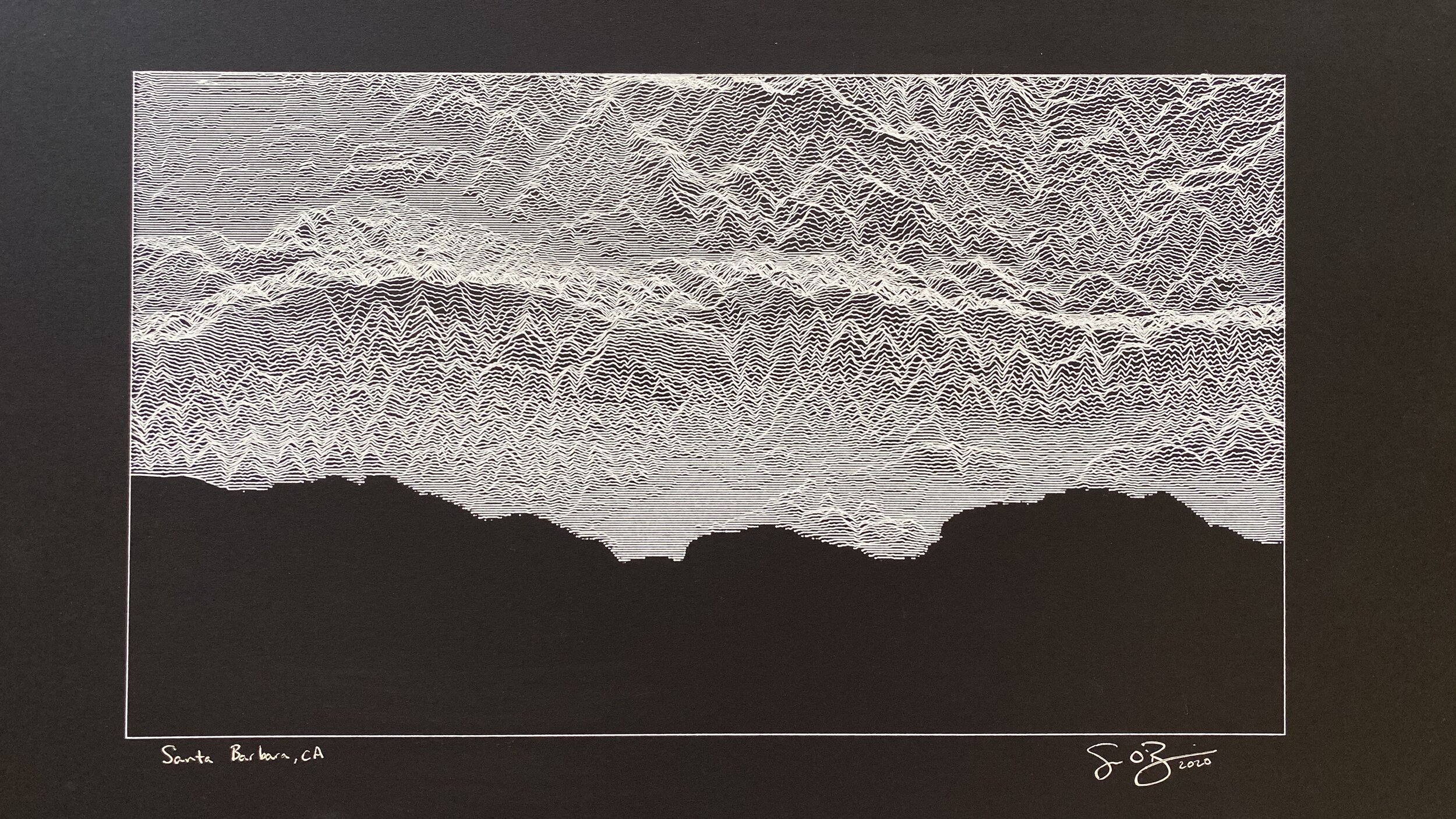 Santa Barbara Front Country Contours