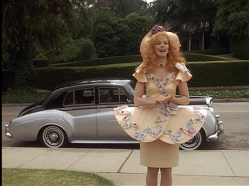 How embarrassing: Jon almost wore the same dress to record this.