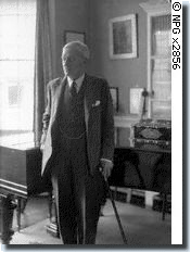 Fred in his beloved Garden Room