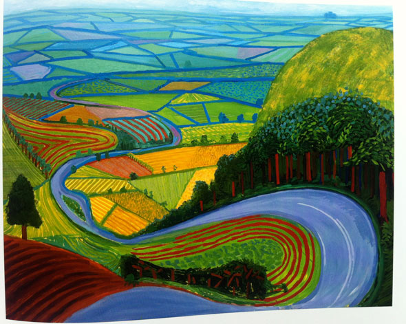 David Hockney, "Garrowby Hill"