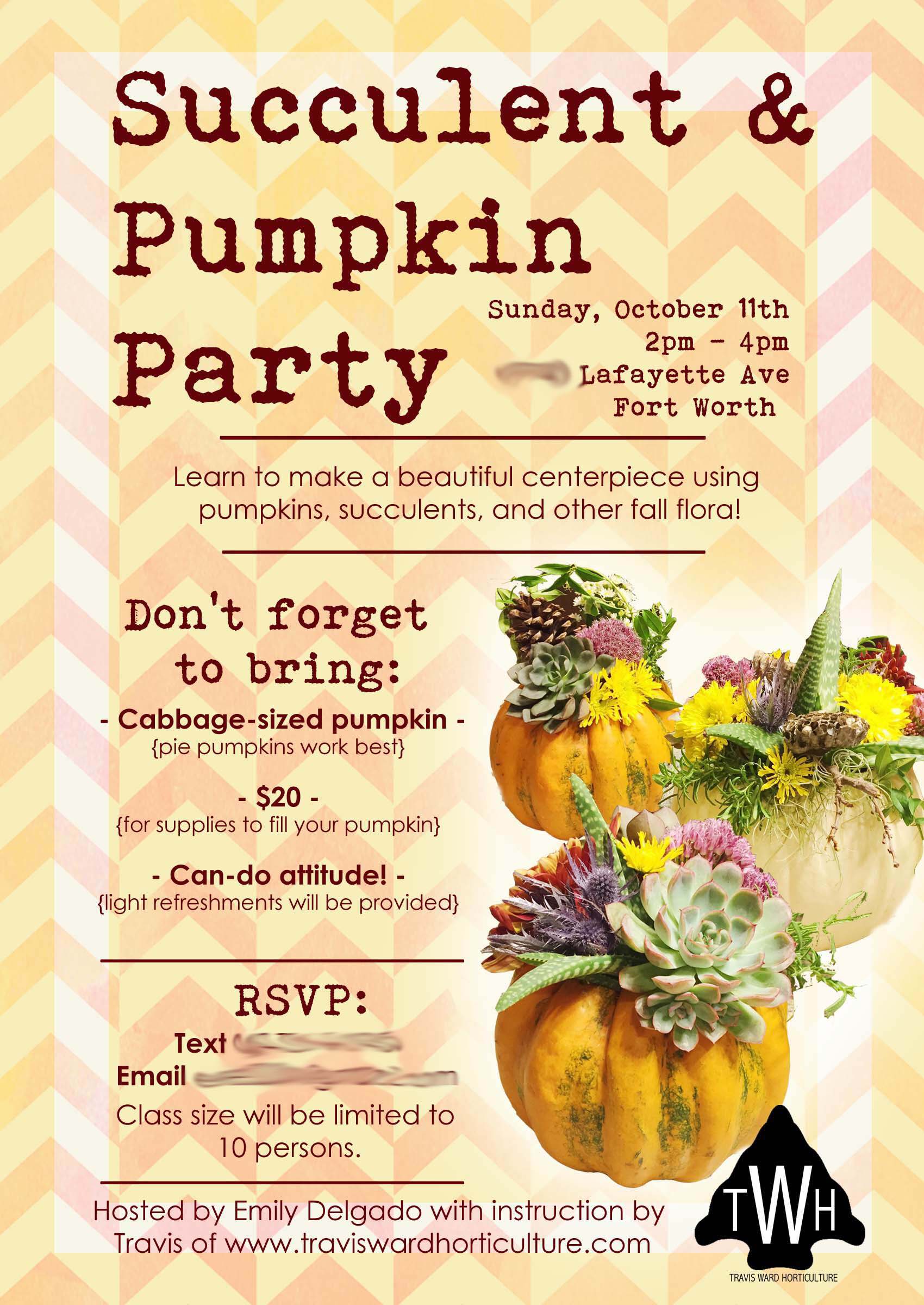Flyer I made for the event.
