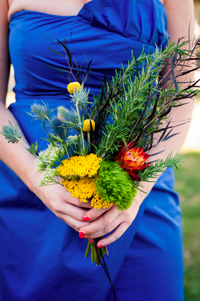 Themes repeated in the party's bouquet. 