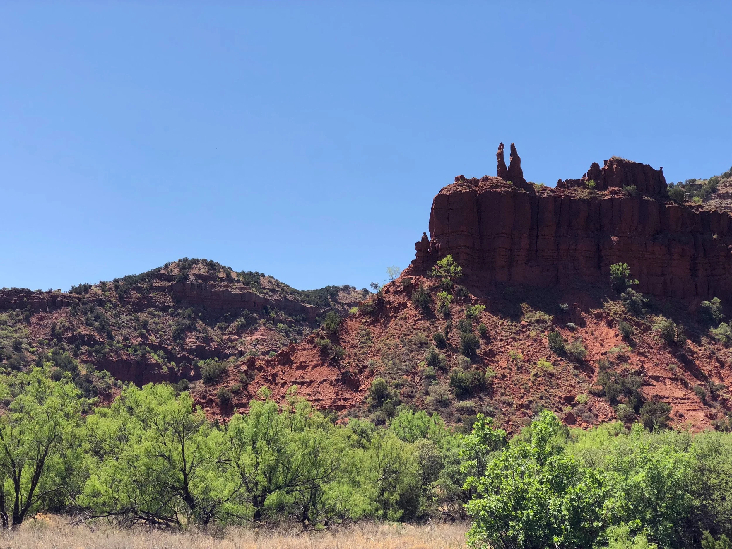 Rock features along Upper Canyon Trail