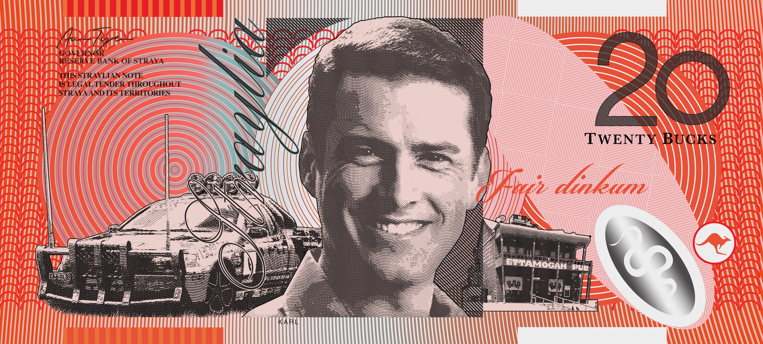 Karl Stefanovic, The Ute, and Ettamogah pub.