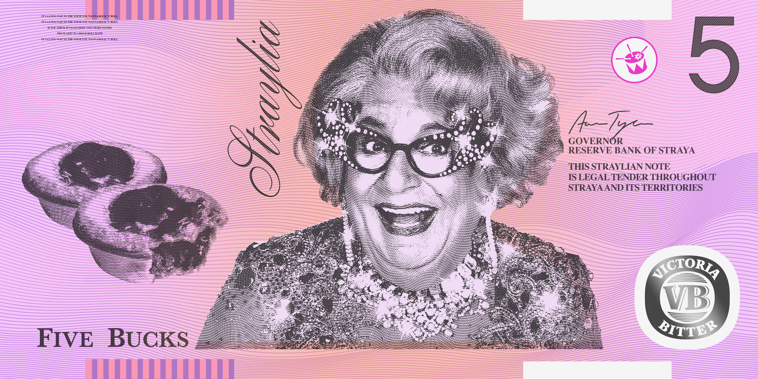 Dame Edna, Pies, and VB.