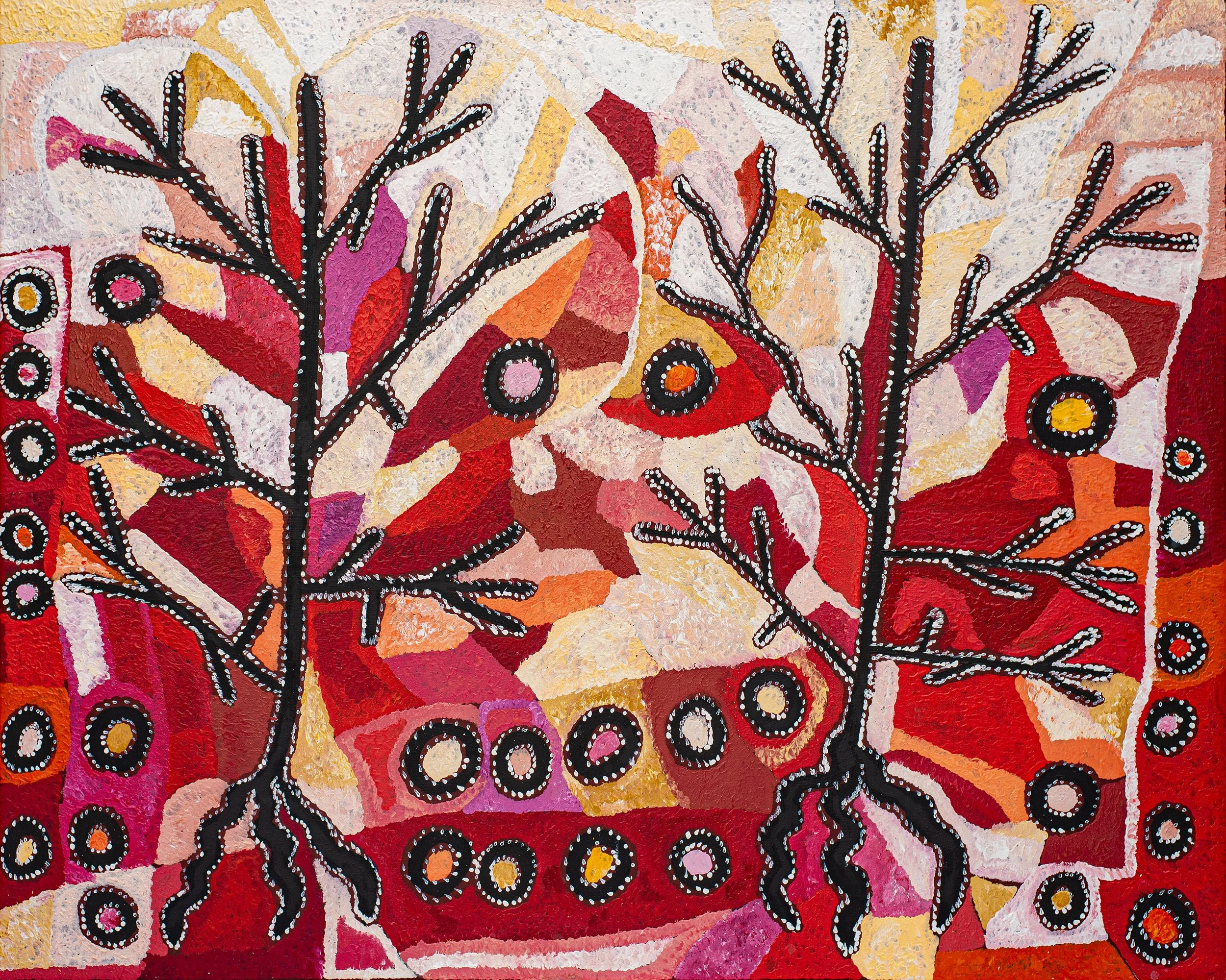 Eric (Mungi)  Barney (1973) - Ngura (Country) - 152 x 122 cm - 240-25