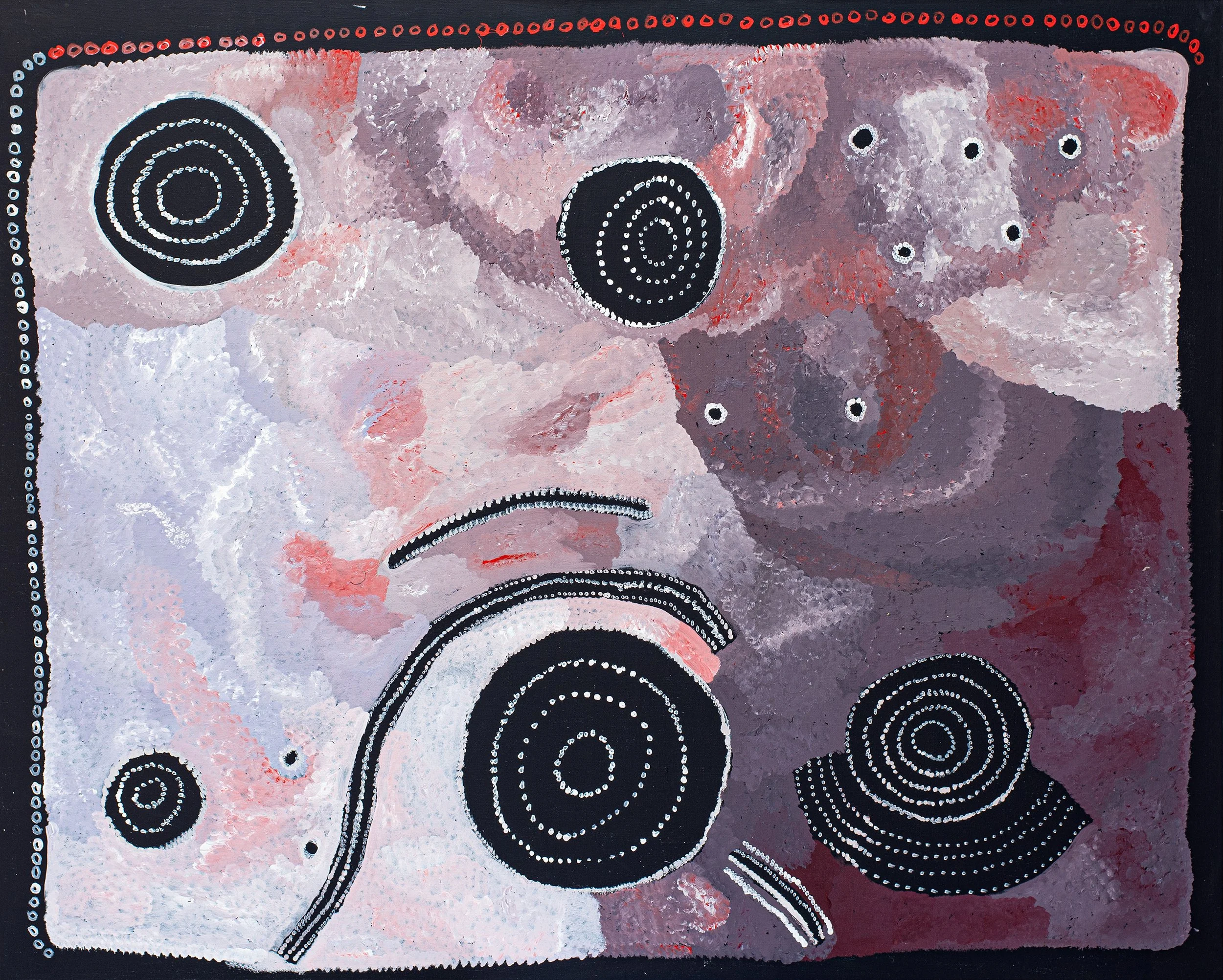 Betty Campbell - Minymaku Inma (Women's Song) - 152cm x 122 cm - 659-24