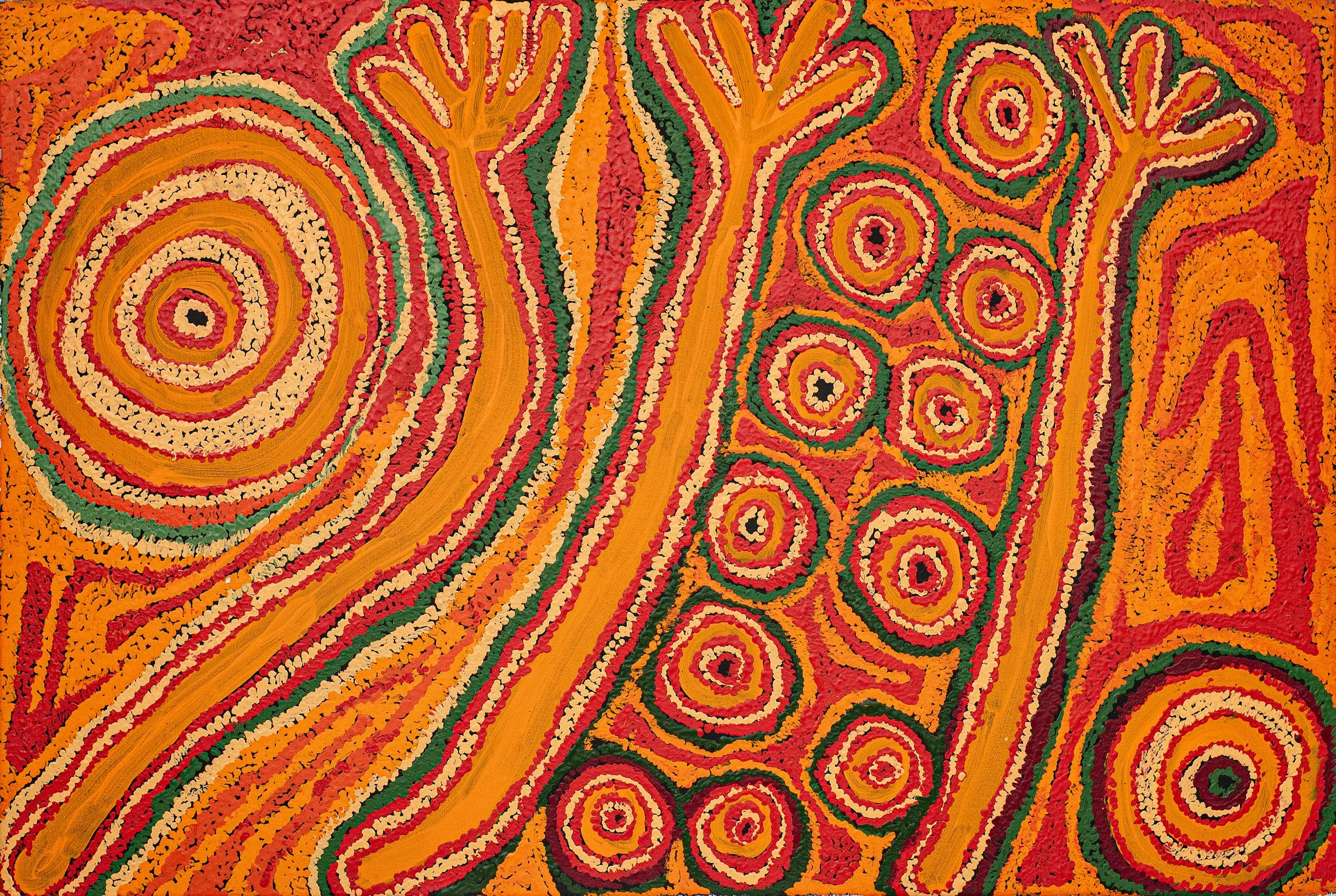 Iyawi Wikilyiri - Punu Tjuta - 99 x 66 cm - 15-113