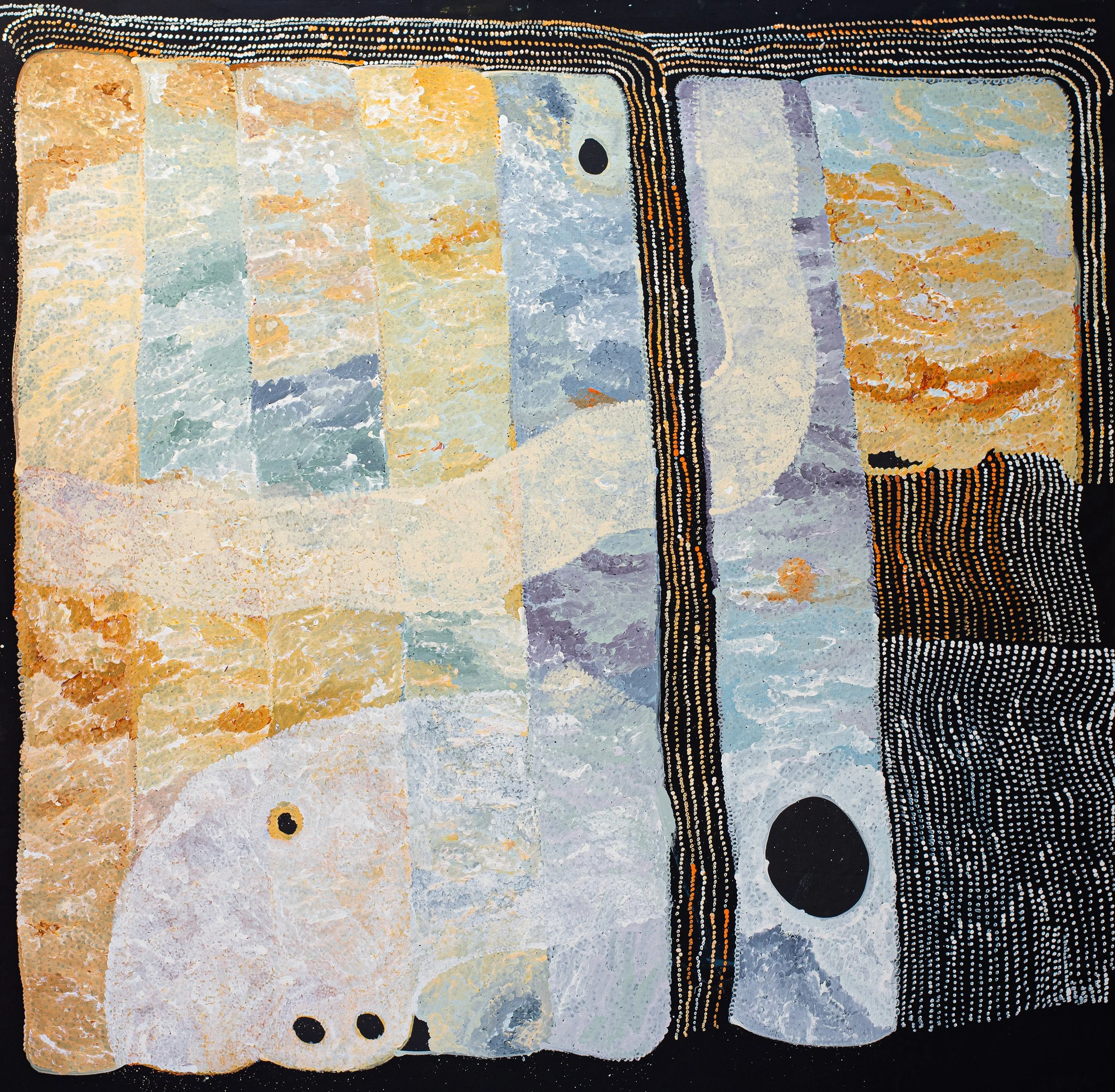 Betty Campbell - Minymaku Tjukurpa (Women's Story) - 198cm x 189cm - 502-23