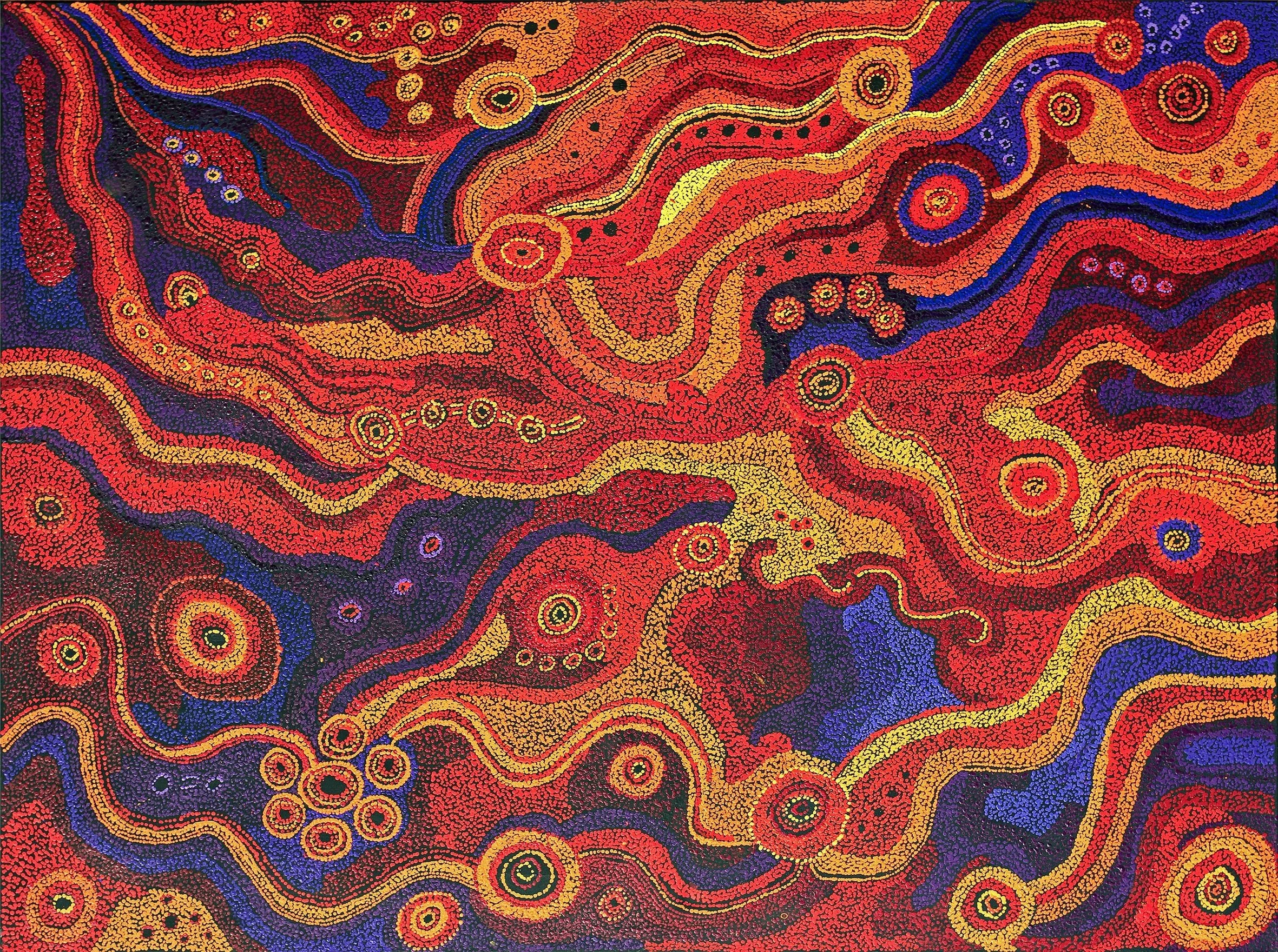 Sandra Ken - Seven Sisters - 198 x 152,5 cm - 253-22