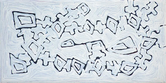 Nyilyari Tjapangati - salt lake site of Lake Mackay (sold)