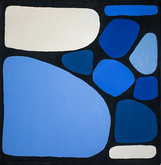 Keturah Nangala Zimran - Puli Puli stones - 100 x 100 cm (sold)