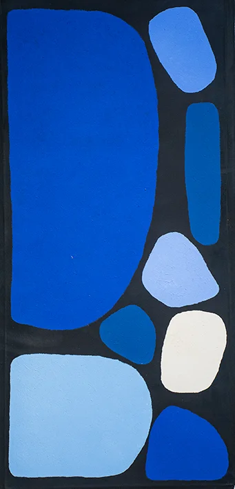 Keturah Nangala Zimran - Puli Puli stones - 70 x 150 cm - 14-KZ111