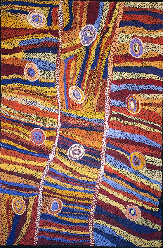 Wawiriya Burton - Ngayukungura - My Country - 152 x 101 cm (sold)
