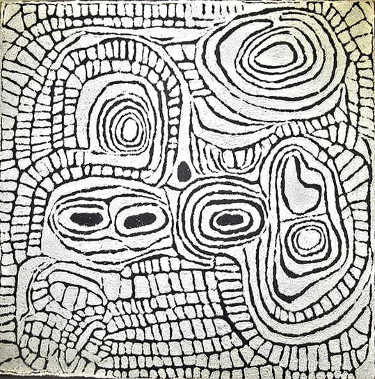 Nyurapayia Nampitjinpa - Mythological travel around Kintore (sold)