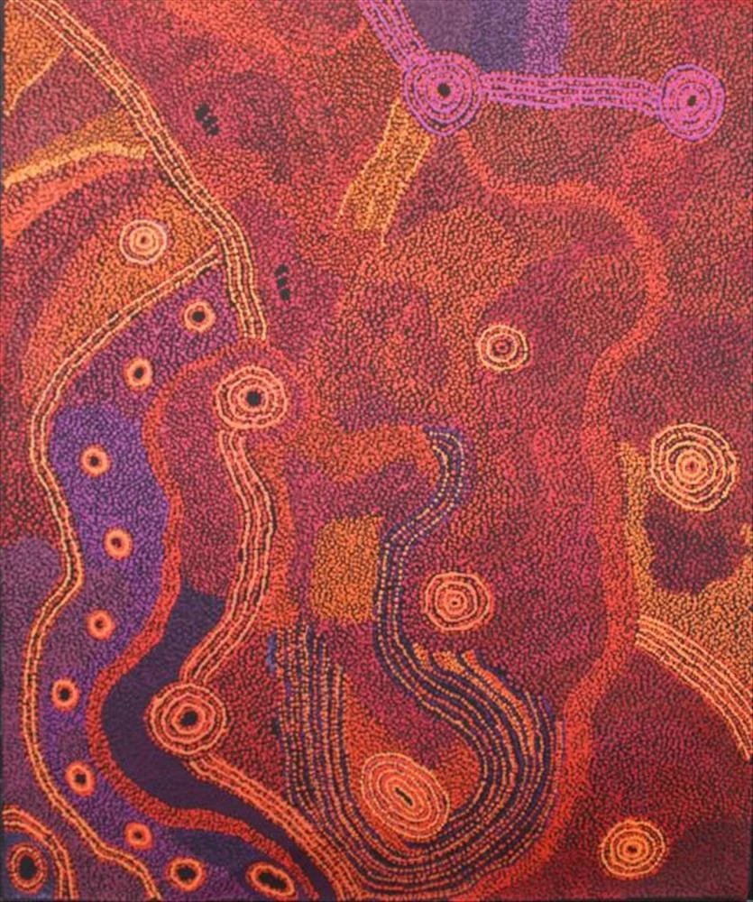 Tjungkara Ken - Tjala tjukurpa, Honey ant story (sold)