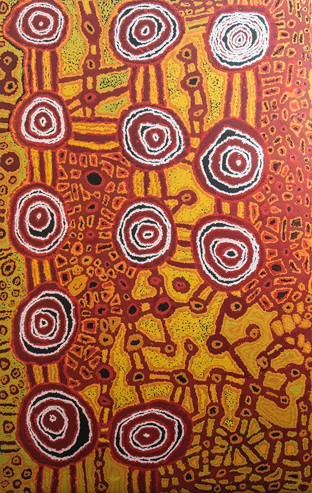 Beryl Jimmy - Kapi Tjukula - 198 x 126 cm