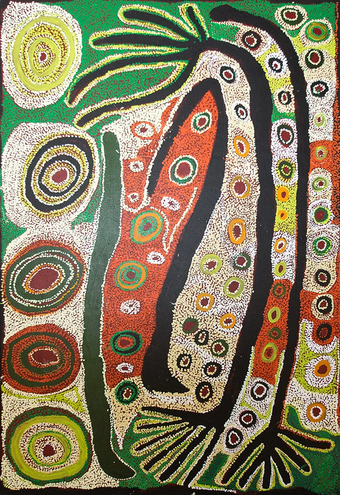 Iyawi Wikilyiri - Punu Tjuta - 150 x 100 cm (sold)