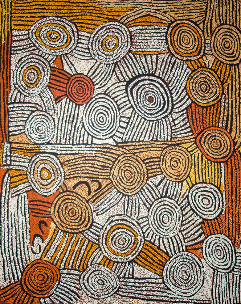 Nancy Nungurrayi - Rockhole of Wala Wala (sold)