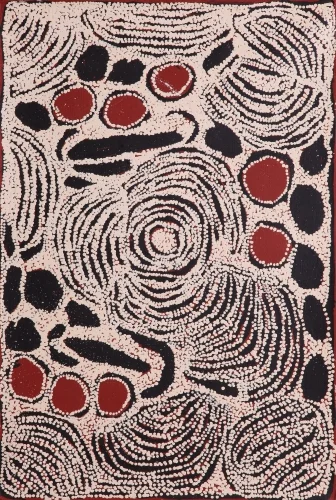 Ningura Napurrula - Ancestral womens at Ngaminya rockhole (sold)