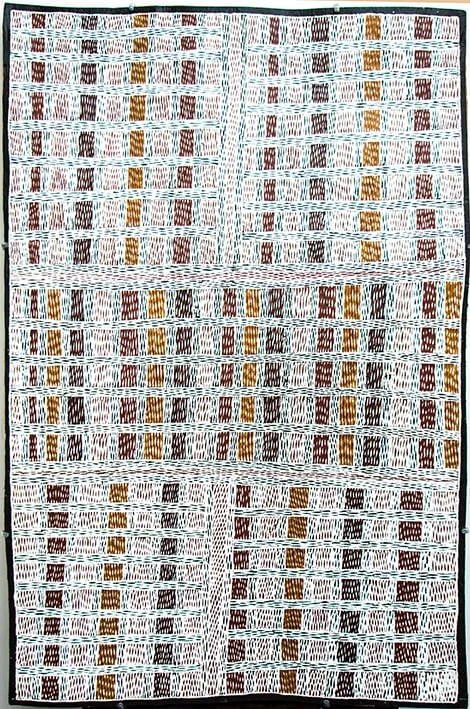 Peinture aborigène de Marrnyula Munungurr