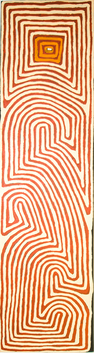 Ronnie Tjampitjinpa - Claypan site of Ngurrapulangu (sold)