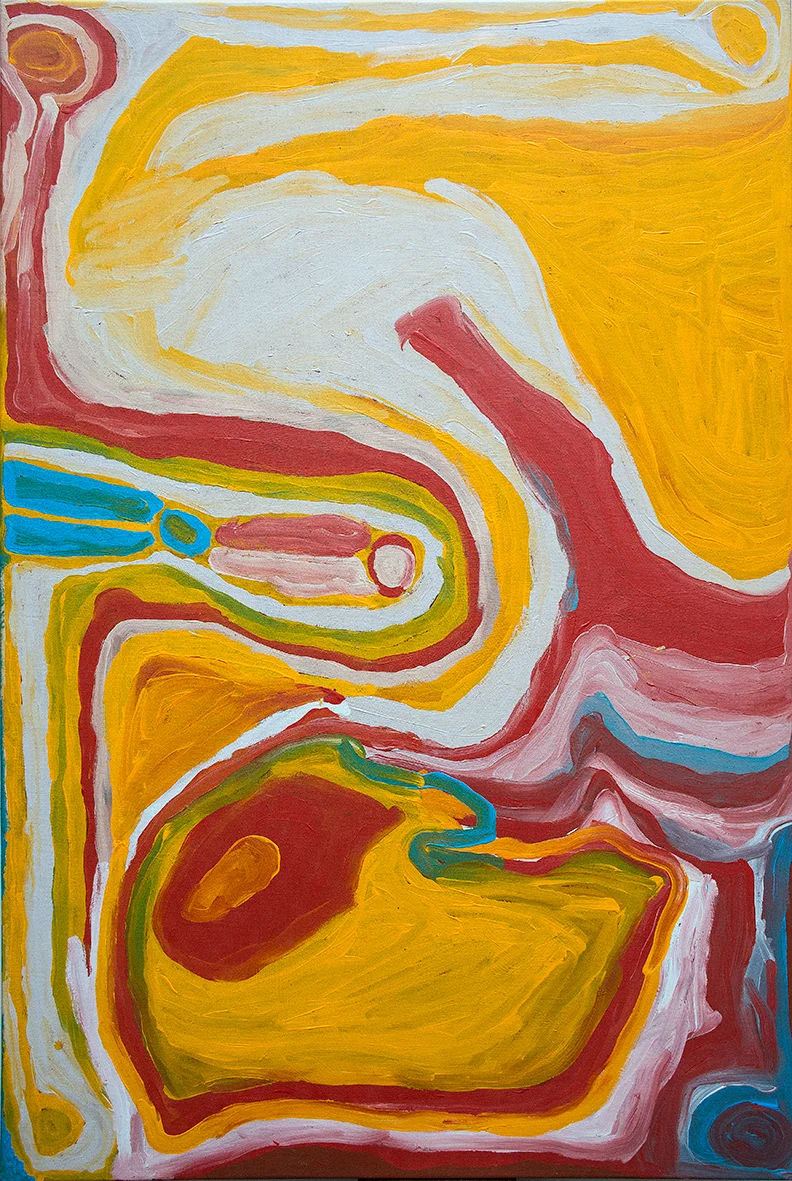 Kunawarritji (ancestral stories) - Nora Wompi - 150 x 100 cm (indisponible)