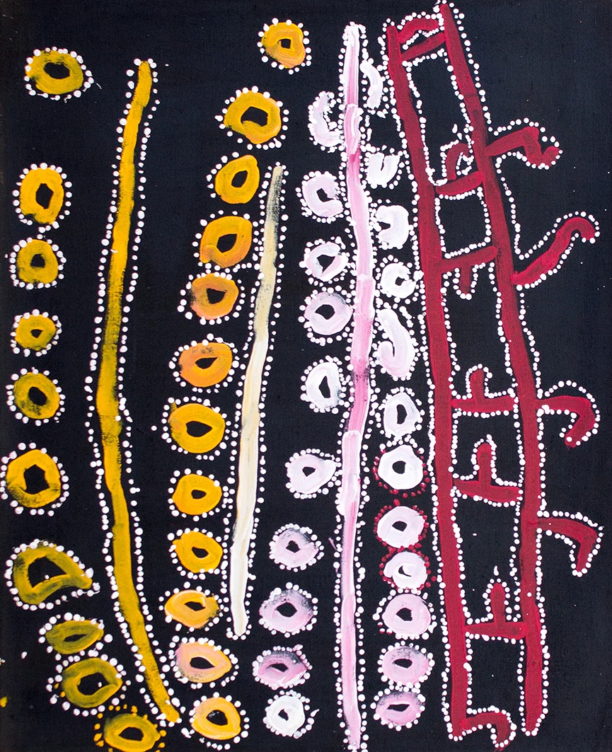 Aboriginal art - Lawrence Pennington - Spinifex Art Project