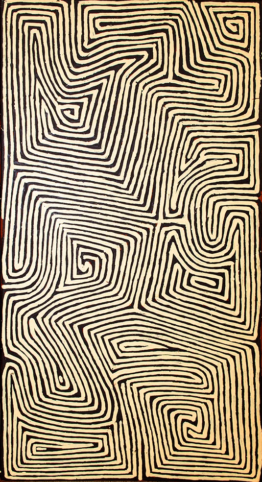 George Tjungurrayi - Water site of Tjulurulnga (sold)