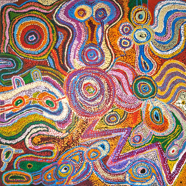 Yaritji Young - Ancestral songlines in my country (sold)