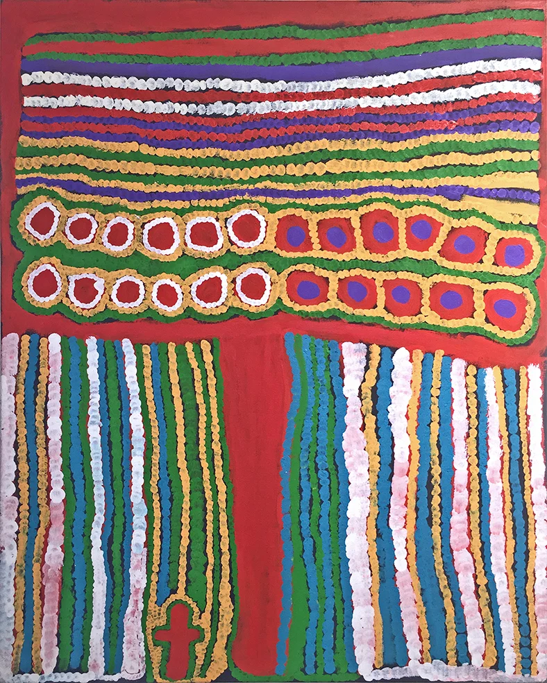 Weaver Jack - All the Jila - 104 x 83 cm - ID-559 (sold)