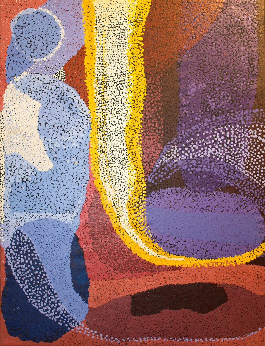 Tjampawa Stevens - Piltati Dreaming stories - 120 x 90 cm (sold)