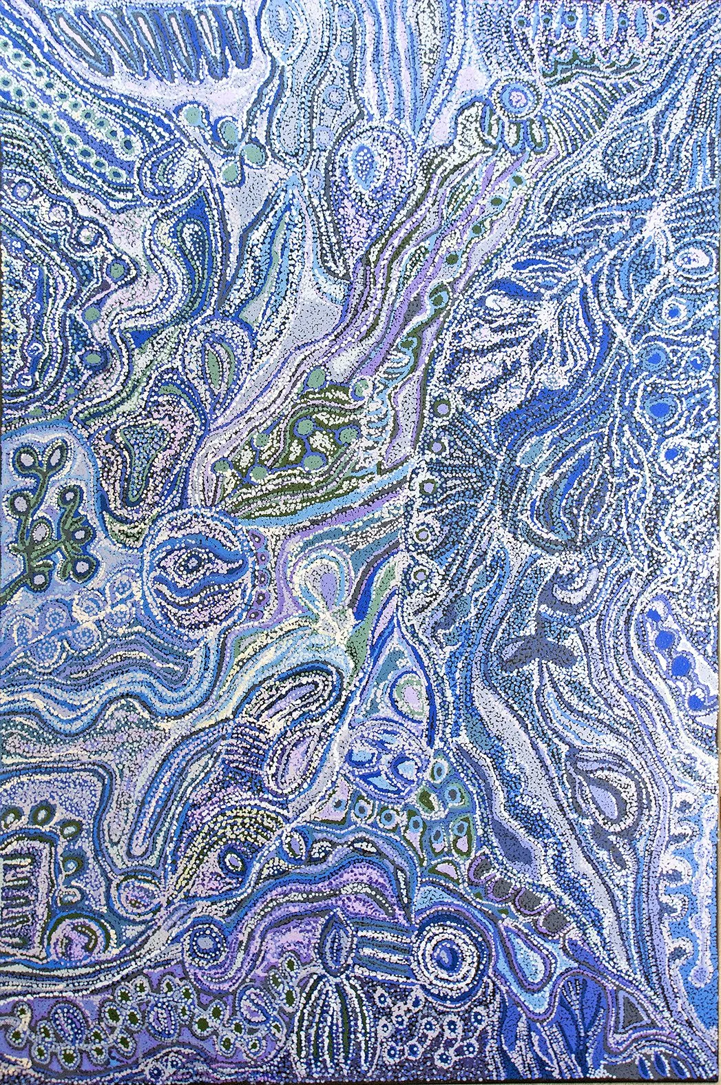 Tjunkaya Tapaya - Kungkarangkalpa - Seven Sisters - 180 x 120 cm (indisponible)