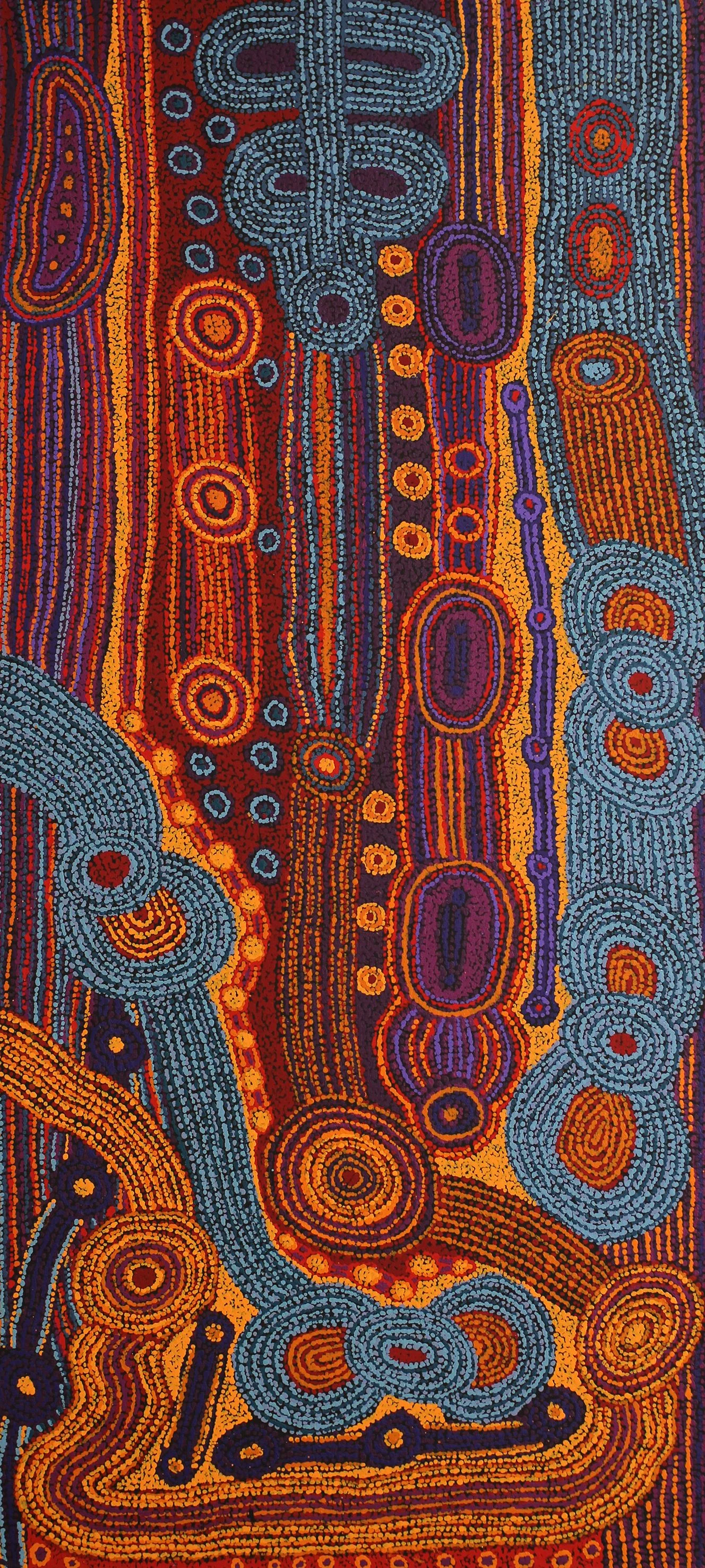 Unurupa Kulyuru - Minyma kutjara - 150 x 69 cm - 648-16 (sold)