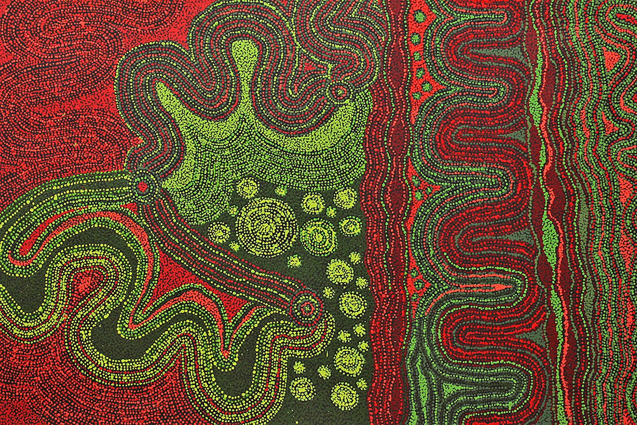 Alison Munti Riley - Ara Irititja Ngayuku Ngura Wiru - 150 x 100 cm (sold)