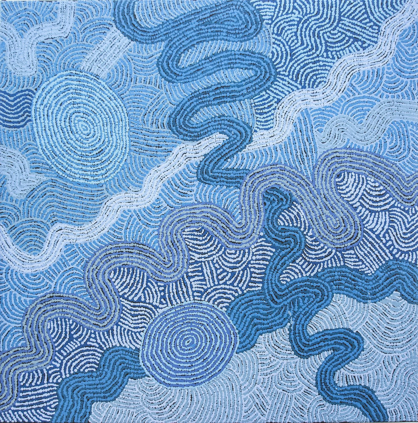 Carlene Thompson - Kalaya ngura - 76 x 76 cm